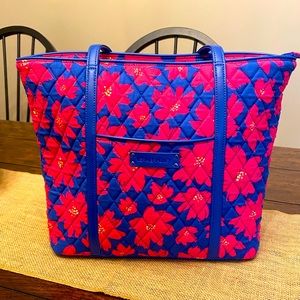 Vera Bradley Small Tote- Art Poppies- Retired Fall 2016